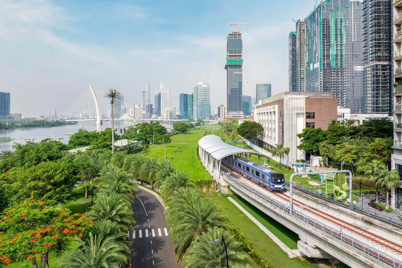 Vị trí Grand Marina Saigon ngay trạm dừng chân metro